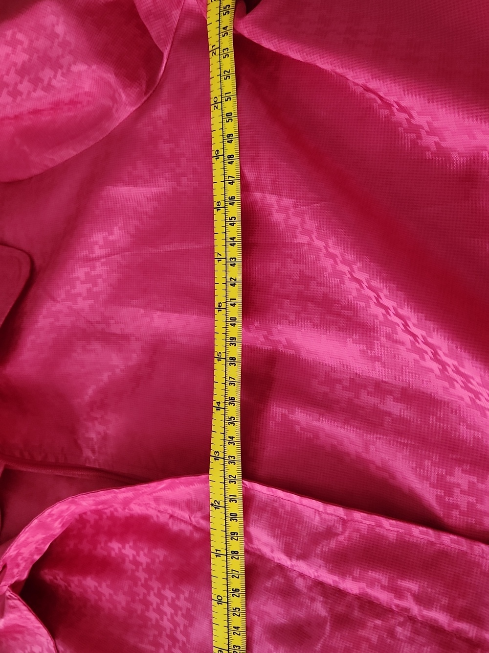 UBU Hot Pink Women's Lightweight Trench Coat - Picture 9 of 10